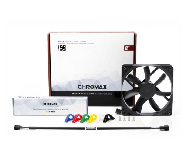 Noctua NF-S12A PWM chromax 120mm NF-S12A PWM CH.BK.S - 390262 - zdjęcie 4